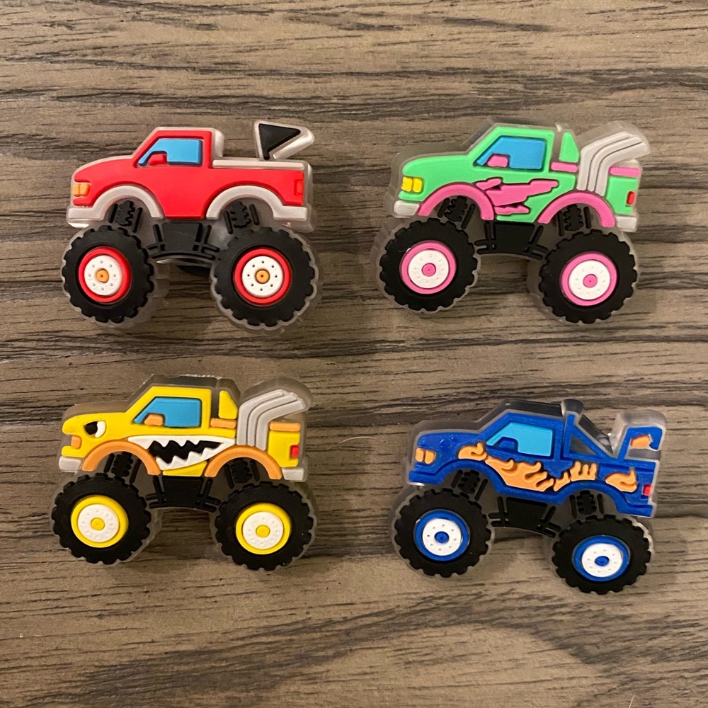 Monster Trucks Croc Charms